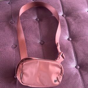 Lululemon Athletica Pink mini Crossbody Bag with Sporty Design
